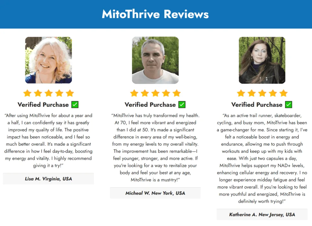 MitoThrive Reviews